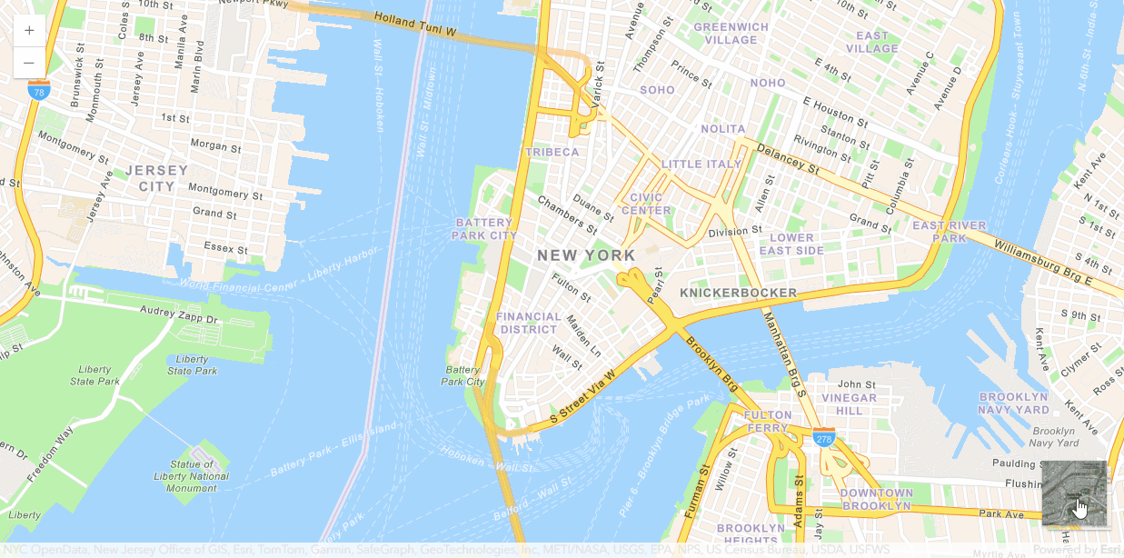 Basemap Toggle demonstration