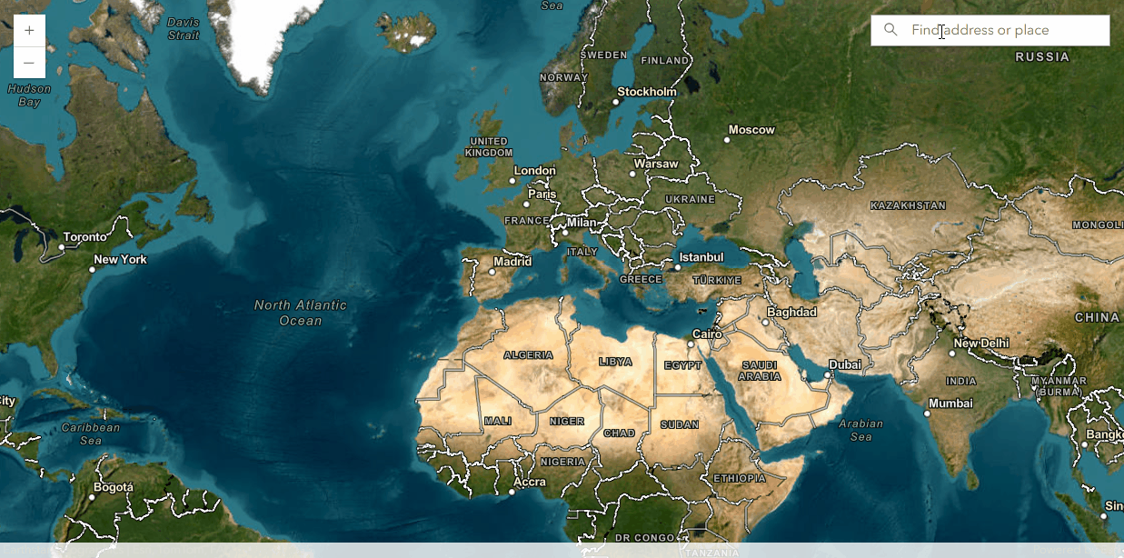 Search Widget demonstration